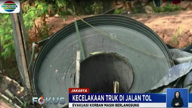 Kecelakaan Truk di Penjaringan, Korban Tertimpa Gulungan Besi Seberat 2 Ton