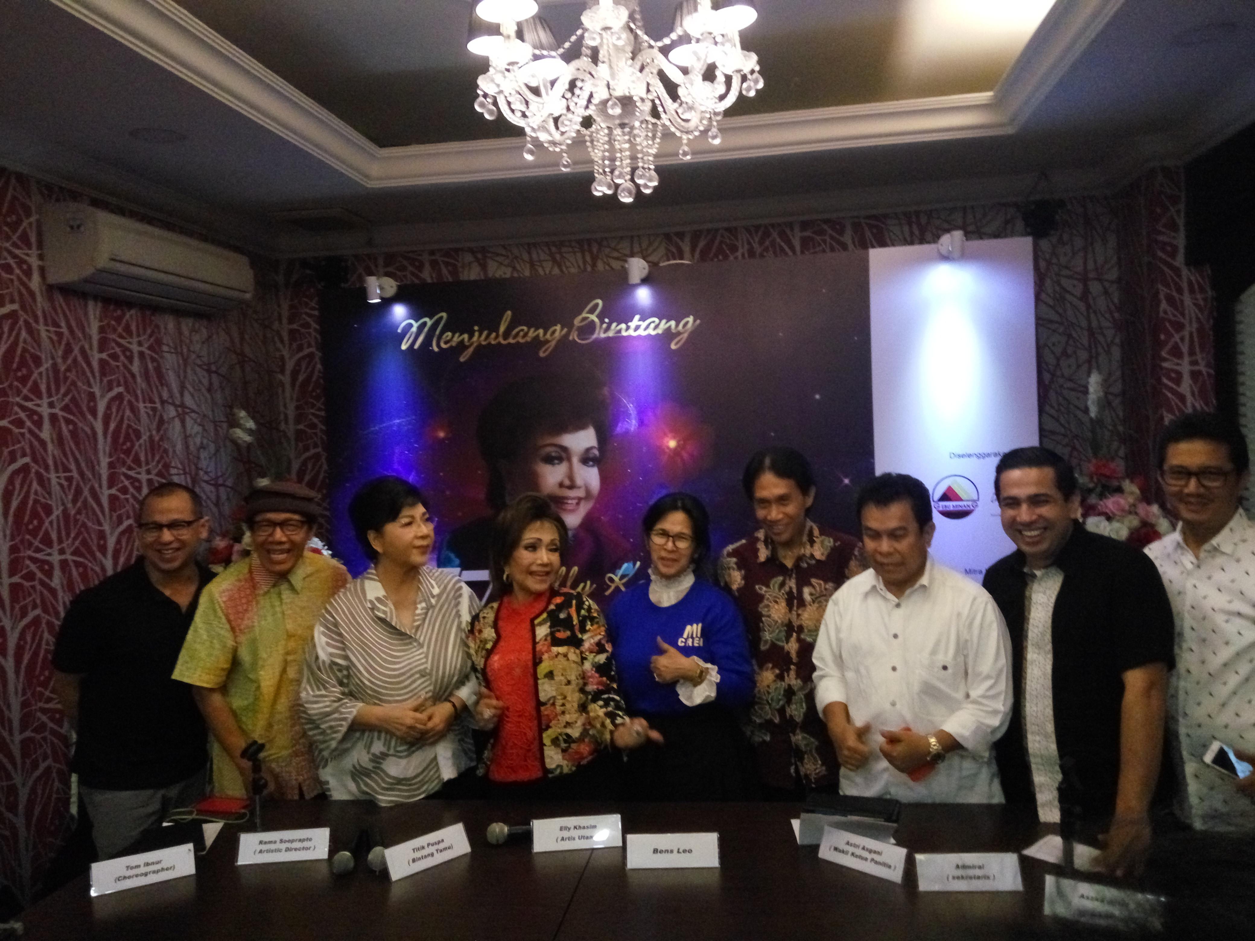 Judika, Titiek Puspa dan Be3 dipastikan tampil di konser tunggal penyanyi senior Elly Kasim
