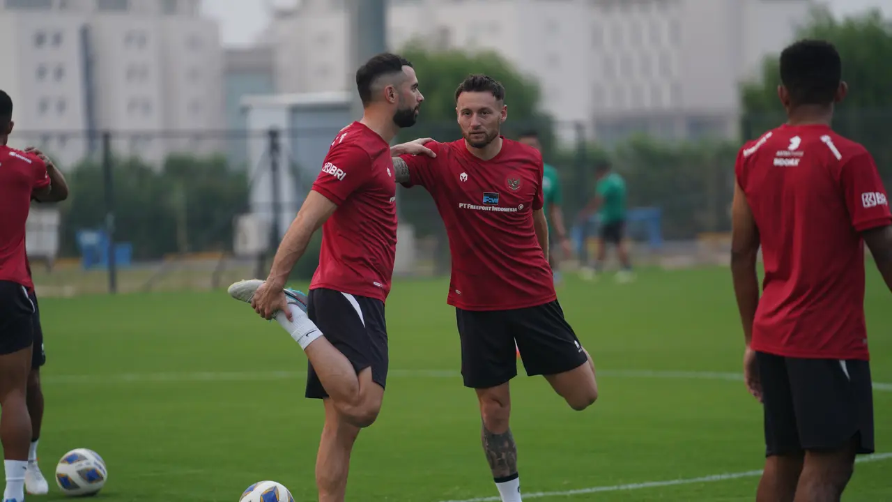 Marc Klok dan Jordi Amat - Timnas Indonesia Vs Timnas Irak