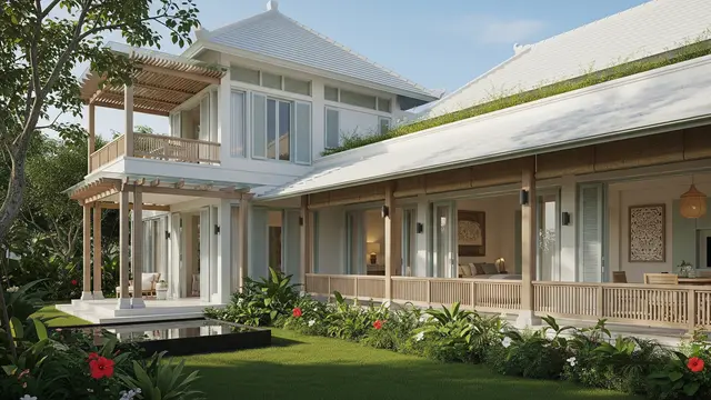 Desain Rumah Anti Gerah untuk Daerah Dekat Pantai/Gemini AI
