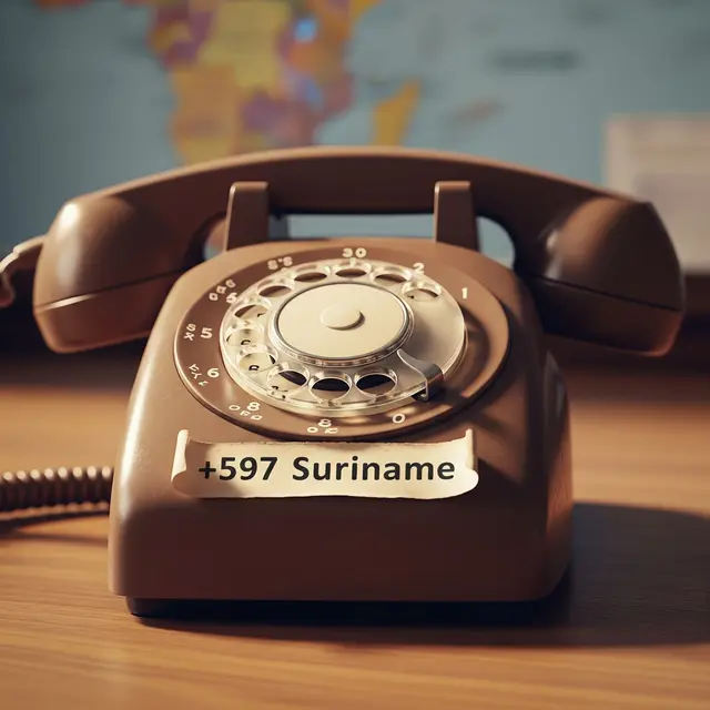 Kode telepon Suriname