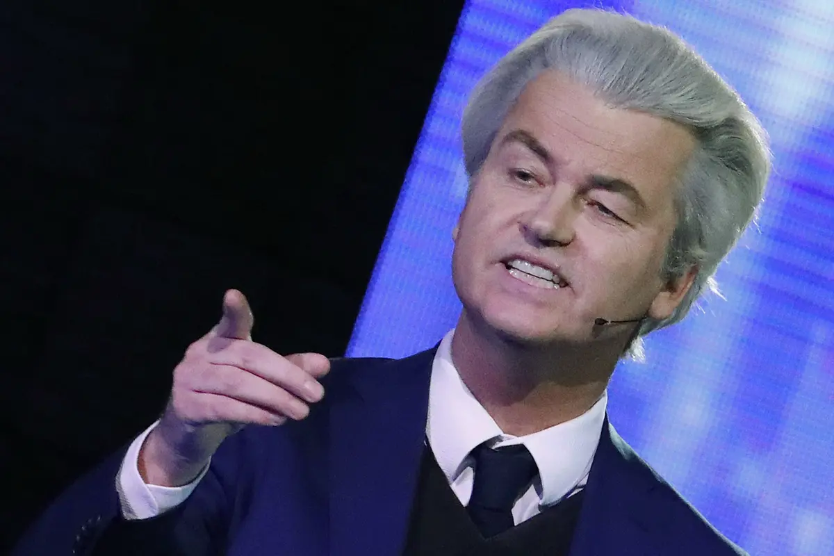 Geert Wilders, politisi sayap kanan yang juga pemimpin Partai Kebebasan (PVV) Belanda