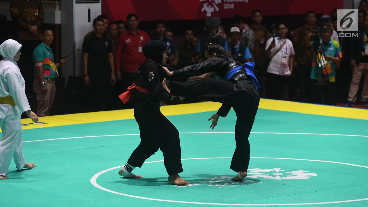 Selebrasi Pipiet Kamelia Sabet Emas Pencak Silat Asian Games 2018