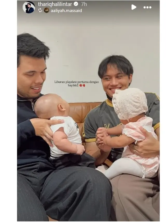 5 Momen Playdate Anak Rizky Febian dan Thariq Halilintar di Bandung, Bikin Gemas