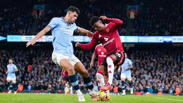Foto: Come Back Dramatis MU di Markas Manchester City, 2 Menit yang Menegangkan