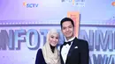 "Penghargaan ini  saya persembahkan buat para wanita berhijab," ucap Alyssa saat menerima piala di atas panggung. (Adrian Putra/Bintang.com)