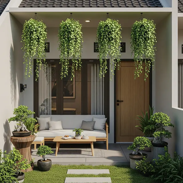 9 Model Rumah Teras Mungil tapi Adem, Nyaman dan Bikin Betah Bersantai