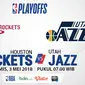 Playoff 2018 Houston Rockets Vs Utah Jazz_Game 2 (Bola.com/Adreanus Titus)