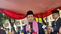 Imam Besar Masjid Istiqlal Nasaruddin Umar mengatakan Masjid Istiqlal menerima total 50 ekor sapi dari sejumlah pejabat negara di Hari Raya Idul Adha 1445 Hijriah. (Winda Nelfira).