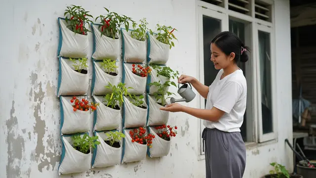 Ide Kebun Vertikal Low Budget untuk Ibu Rumah Tangga