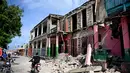 Gempa mengguncang bagian barat Haiti pada Selasa, menewaskan sedikitnya empat orang dan melukai lebih dari dua lusin lainnya, kata otoritas perlindungan sipil. (AFP/Richard Pierrin)