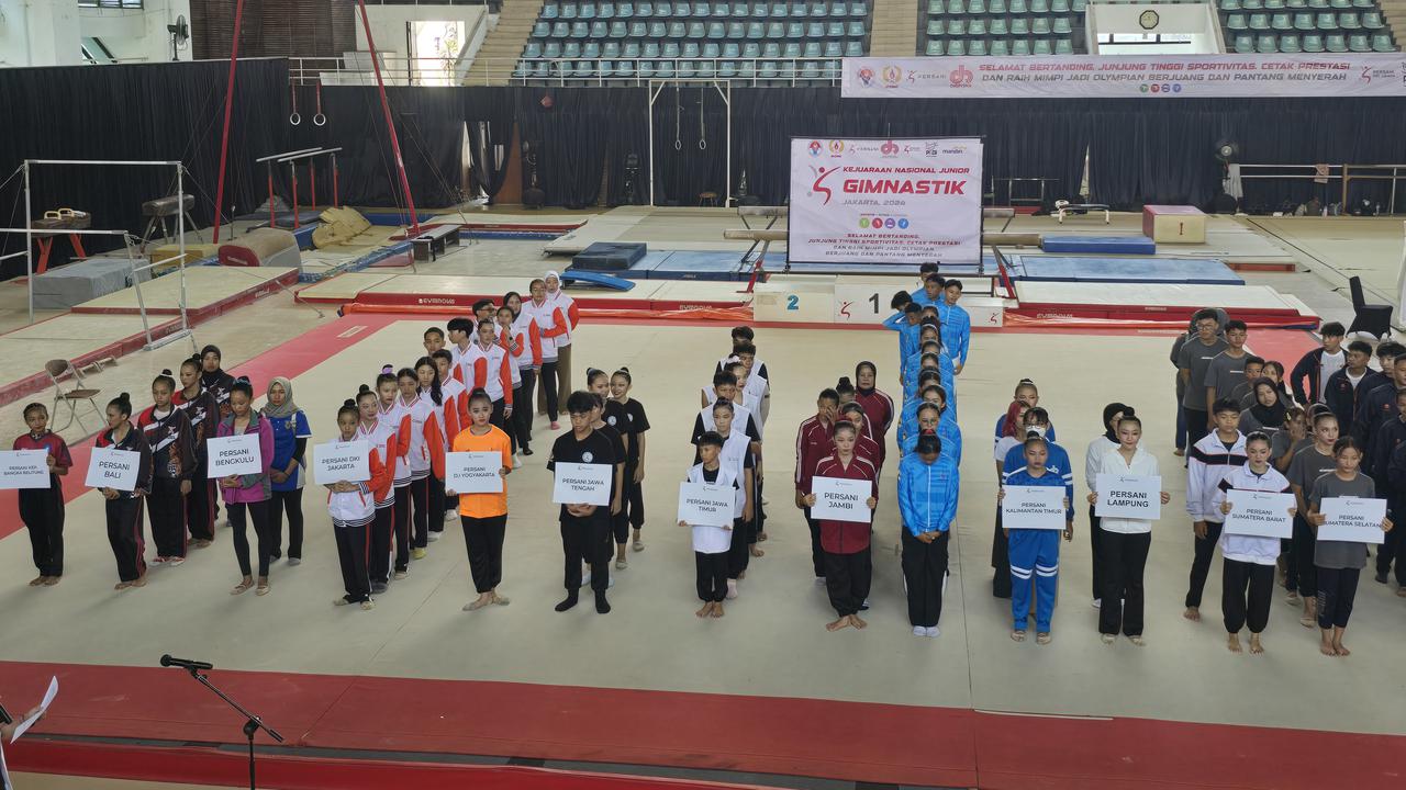 Kejuarnas Junior Gimnastik 2024 Diikuti 116 Peserta
