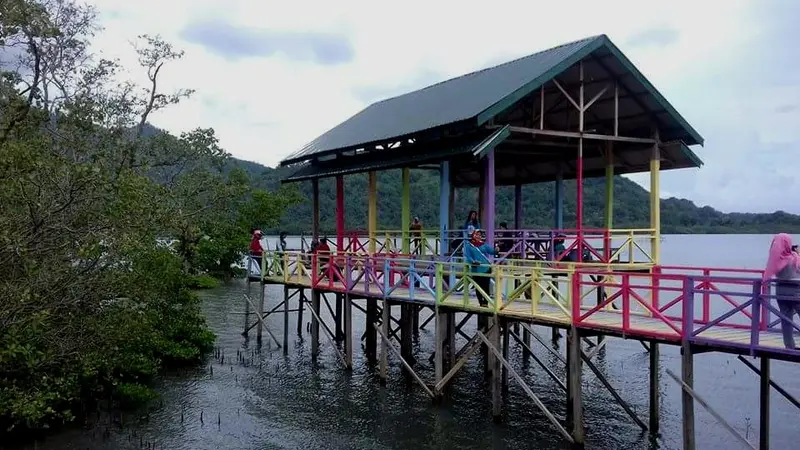 Jembatan Pelangi Hutan Mangrove