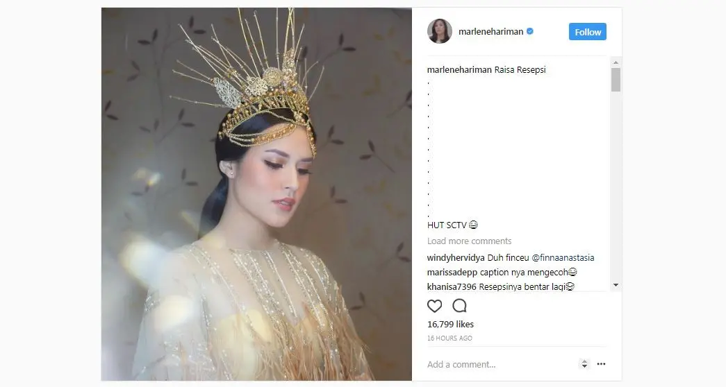 Inikah bocoran dandanan pernikahan Raisa?