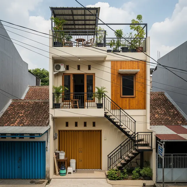 9 Model Rumah 2 Lantai Budget 150 Juta di Lahan Sempit Kota,