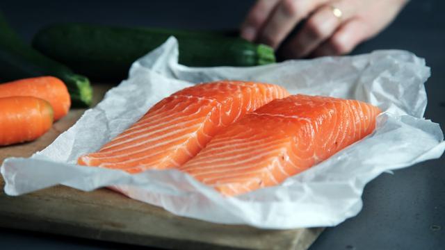 Ilustrasi daging ikan salem