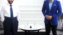 Ketua Umum Partai Nasdem Surya Paloh (kiri) menerima Ketua Umum Partai Demokrat Agus Harimurti Yudhoyono atau AHY (kanan) di Kantor DPP Nasdem, Jakarta, Kamis (23/6/2022). Pertemuan keduanya untuk melakukan komunikasi dalam rangka penjajakan koalisi menjelang Pemilu 2024. (Liputan6.com/Angga Yuniar)