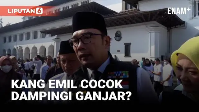 Gubernur Jawa Barat Ridwan Kamil disebut-sebut pantas mendampingi Ganjar Pranowo sebagai cawapres di pemilu 2024. Bagaimana tanggapan Kang Emil?