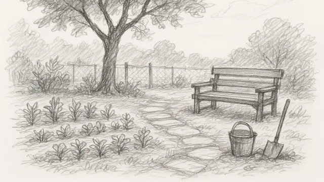 Sketsa Gambar Lingkungan Sekitar Rumah (Foto: ChatGPT)