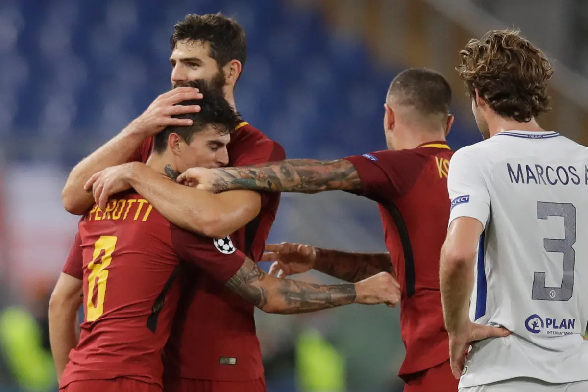 AS Roma Sukses Tumbangkan Chelsea