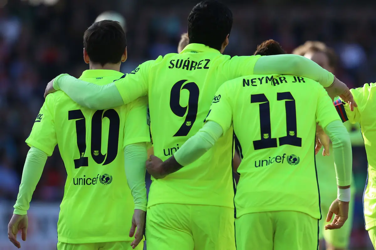 Lionel Messi, Luis Suarez, Neymar