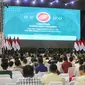 Gubernur Jawa Tengah Ganjar Pranowo saat menjadi keynote speach di Universitas Kristen Satya Wacana (UKSW), Kota Salatiga.