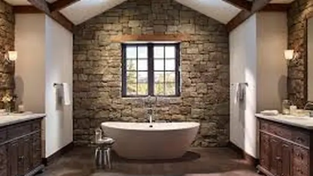 10 Desain Model Kamar Mandi Bergaya Mediterania yang Unik dan Nyaman