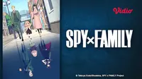 Nonton anime Spy x Family episode baru melalui aplikasi Vidio. (Dok. Vidio)