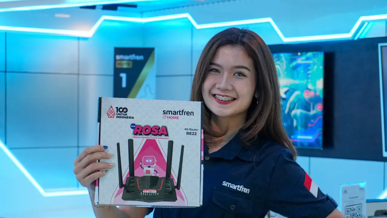 Smartfren merilis produk baru router ROSA 4G dengan teknologi CAT6