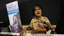Murid dari sekolah untuk anak berkebutuhan khusus tampil dalam acara Musik untuk Semua di SLB A Pembina, Jakarta, Rabu (2/12). Acara tersebut diadakan dalam rangka perayaan Hari Internasional Orang dengan Disabilitas. (Liputan6.com/Immanuel Antonius)