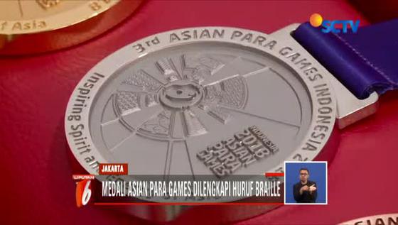 Intip Desain Unik Medali Asian Para Games 2018