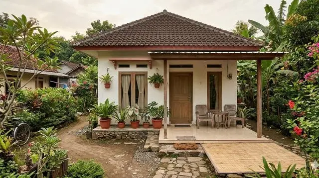 7 Desain Rumah Sederhana di Desa yang Hemat Biaya, Adem Tanpa AC, dan Tetap Estetik