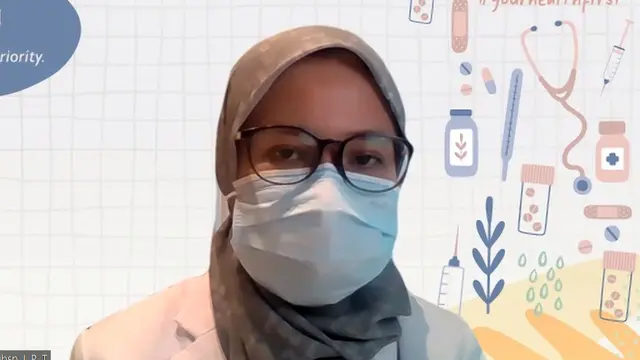 dokter spesialis anak subspesialis infeksi dan penyakit tropis Dwinanda Aidina soal mudik bareng anak saat media interview pada Jumat, 5 April 2024.