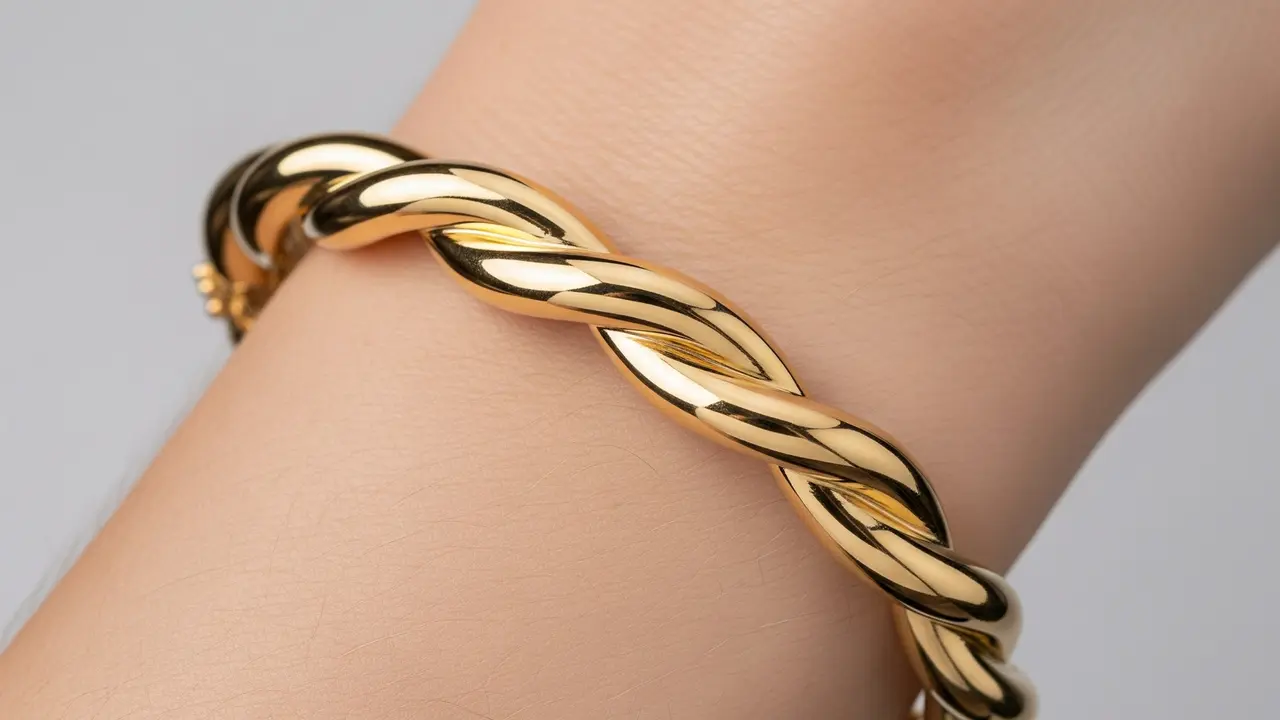 Model Gelang 20 Gram Emas untuk Ibu Muda.