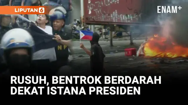 Polisi di Manila pada Minggu (21/9) menangkap puluhan orang yang diduga menyerang aparat dalam bentrokan keras di dekat Istana Presiden Malacañang. Kerusuhan yang melibatkan sekitar 100 orang itu membuat sedikitnya 70 petugas luka-luka.