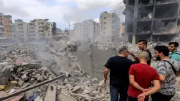 Militer Israel mengatakan pada 7 Oktober 2024, mereka mengerahkan satu divisi lagi untuk berpartisipasi dalam operasi di Lebanon. (Foto oleh AFP)