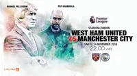 West Ham United vs Manchester City (Liputan6.com/Abdillah)