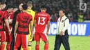 Tidak lupa, Presiden Prabowo Subianto mengucapkan selamat kepada pemain Timnas Indonesia. (Liputan6.com/Angga Yuniar)
