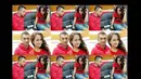 Pada 2012, beredar beberapa foto di internet yang memperlihatkan kedekatan  mantan personil D Mantans tersebut dengan ‘Polisi Ganteng’ Bripda Saeful Bahri. (Istimewa)