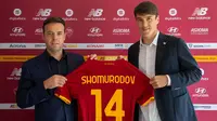 Pemain baru AS Roma, Eldor Shomurodov. (Twitter/AS Roma)