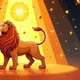 logo ramalan zodiak leo (sumber: AI generated)
