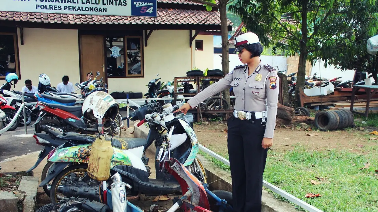 Vespa Monster Jadi Target Razia Polantas Pekalongan