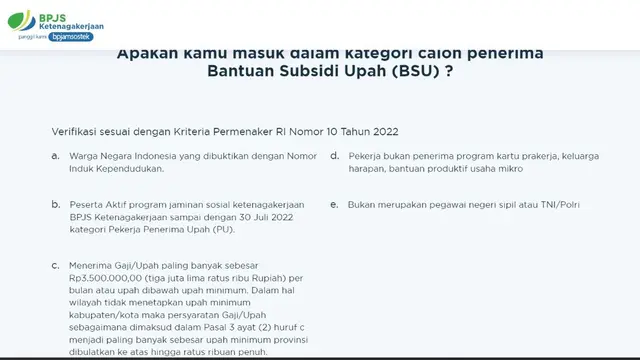 Cara Mengecek Apakah Kamu Termasuk Calon Penerima BSU 2022 atau Tidak.