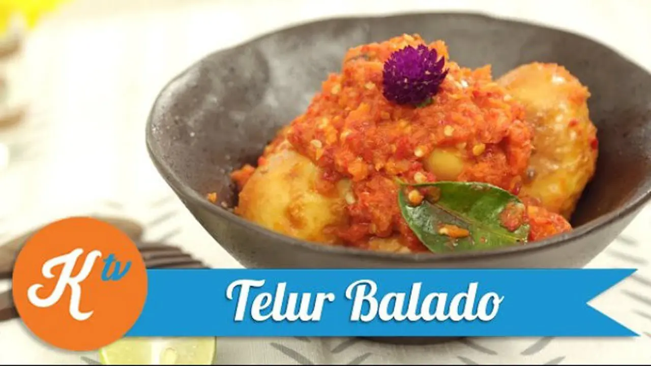 Yuk Lengkapi Menu Makan Siang Nanti dengan Telur Balado Lezat