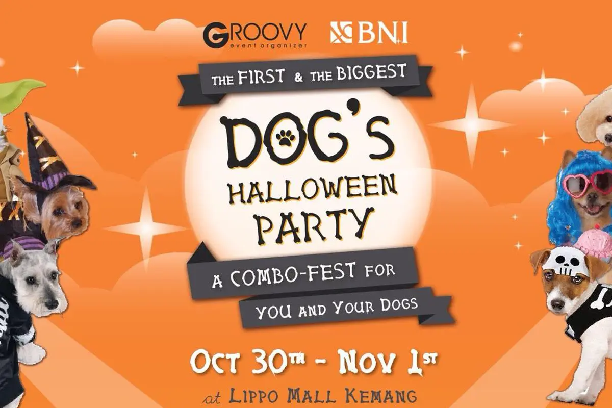 Pamerin Anjing Kecemu di 'Dogs Halloween Party 2015', Yuk!