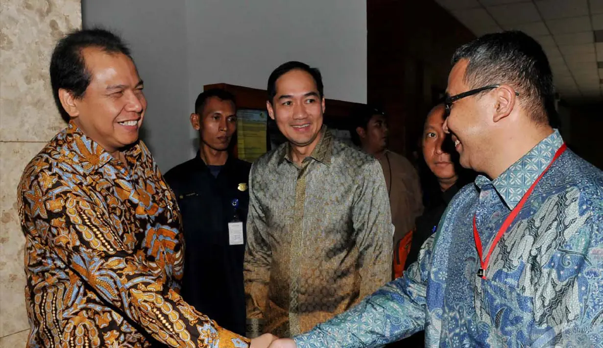 Menurut Chairul, pertemuan itu membahas persiapan transisi pemerintahan dari Presiden SBY ke presiden terpilih Joko Widodo, Jakarta (10/9/2014) (Liputan6.com/Johan Tallo)