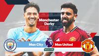 Link Live Streaming Liga Inggris: Man City Vs MU