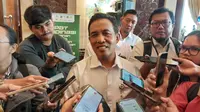 Direktur Jenderal Perdagangan Dalam Negeri Kemendag Isy Karim saat Rapat Koordinasi Pengamanan dan Harga Pangan Jelang Puasa dan Idulfitri 2024, Senin (4/3/2024). (Foto: Liputan6.com/Arief R)