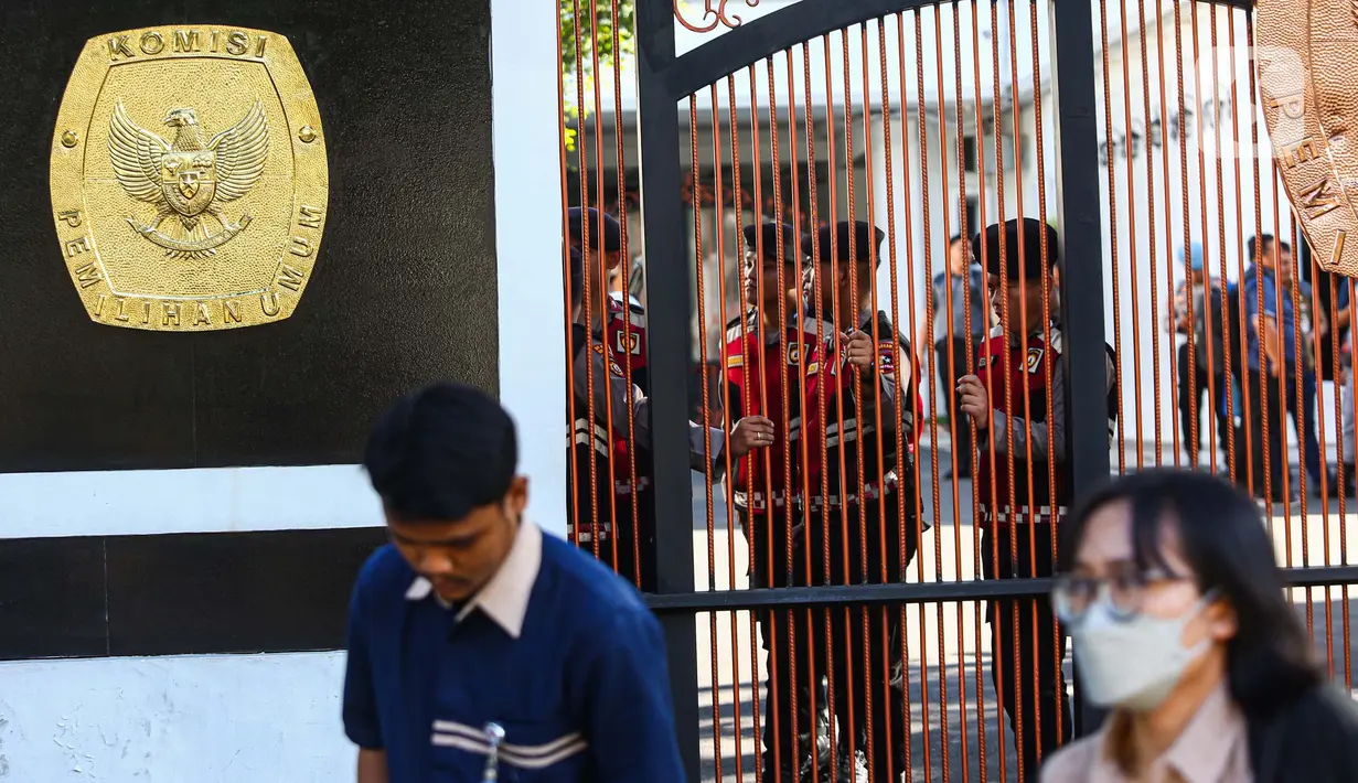 Jumlah anggota kepolisian yang berjaga akan disesuaikan dengan situasi dan kondisi. (Liputan6.com/Angga Yuniar)