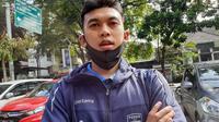 Gelandang Persib Bandung, Abdul Aziz Luthfi Akbar. (Bola.com/Erwin Snaz)